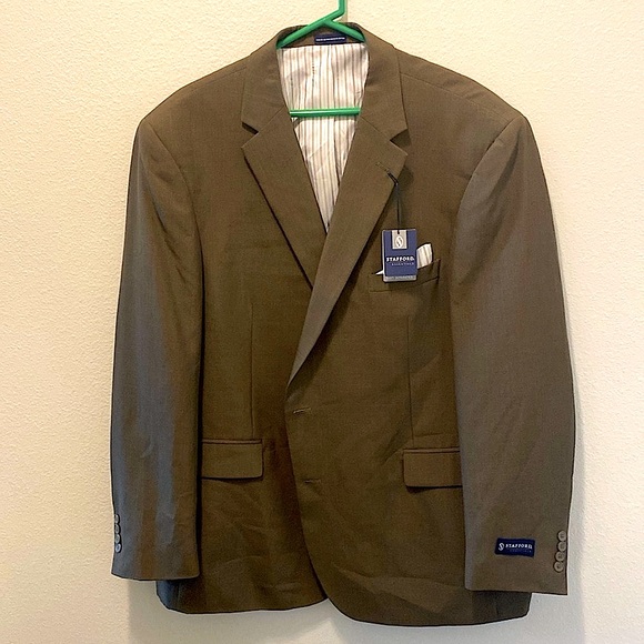 Stafford classic fit 2 piece suit NWT - Picture 2 of 14